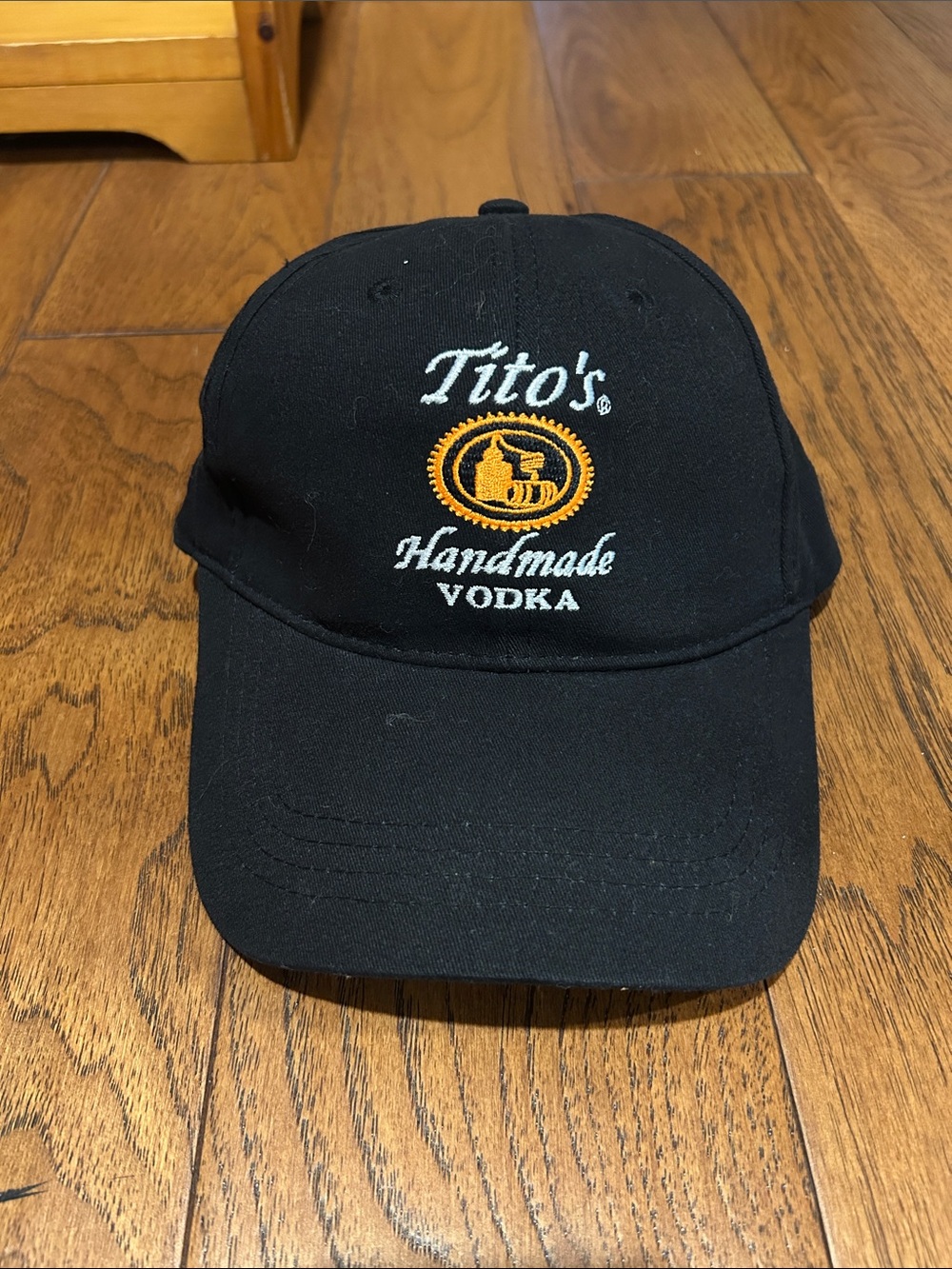 Tito’s Vodka Black Embroidered Baseball Cap